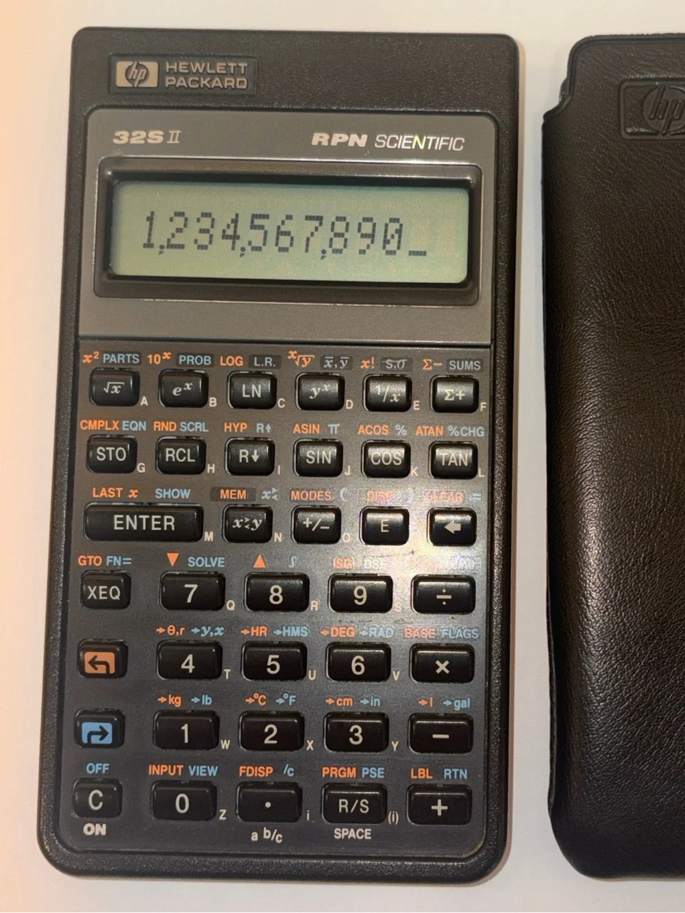 HP Hewlett Packard 32S II RPN Scientific Calculator w/ Case & Batteries TESTED